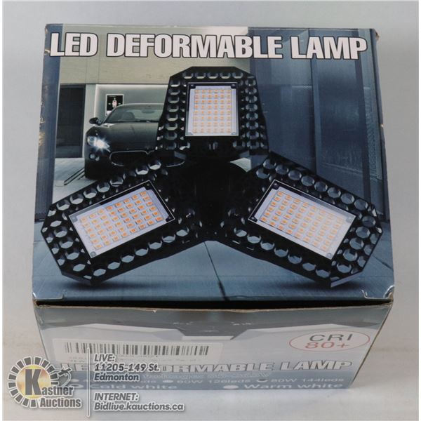 LED DEFORMABLE LAMP WITH DIAMOND MULTI LATERAL