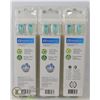 Image 1 : LOT OF THREE 4 PACKS PHILIPS SONICARE DIAMOND CLEAN REPLACEMENT