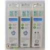 Image 1 : LOT OF THREE 4 PACKS PHILIPS SONICARE DIAMOND CLEAN REPLACEMENT