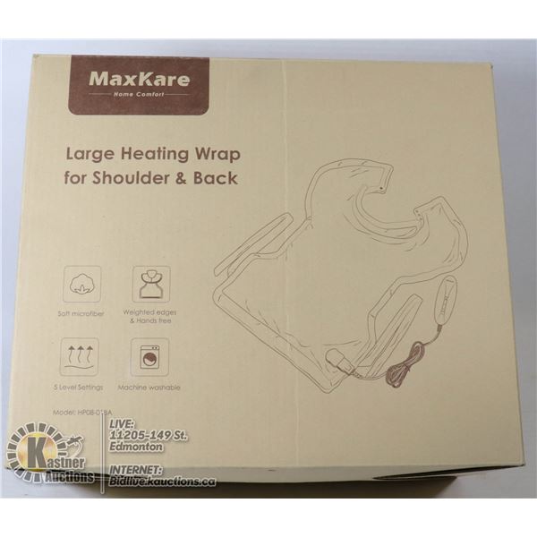 LARGE HEATING WRAP FOR SHOULDERS & BACK
