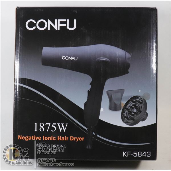 CONFU NEGATIVE IONIC HAIR DRYER