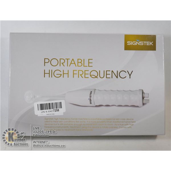 SIGNSTEK PORTABLE HIGH FREQUENCY FACIAL MACHINE