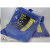 Image 1 : LOT OF 2 5' X 7' UTILITY TARPS