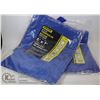 Image 1 : LOT OF 2 5' X 7' UTILITY TARPS