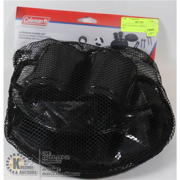 NEW COLEMAN 2 PERSON DINNER SET