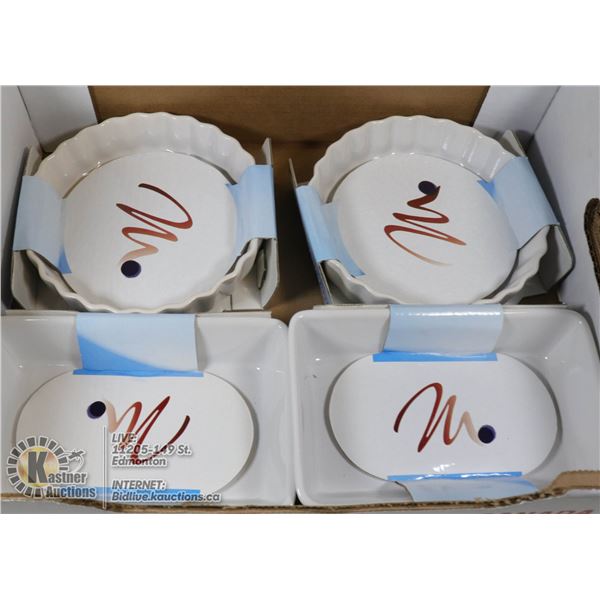 LOT OF 4 NEW BAKING & PASTA DISHES