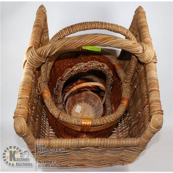 WICKER BASKETS