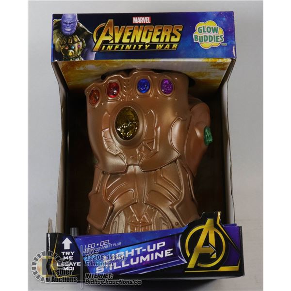 NEW AVENGERS INFINITY GAUNTLET LIGHT UP LED