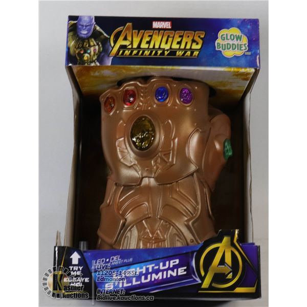NEW AVENGERS INFINITY GAUNTLET LIGHT UP LED