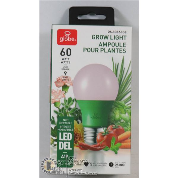 NEW LED GROW LIGHT BULB (A19 STANDARD FITTING)