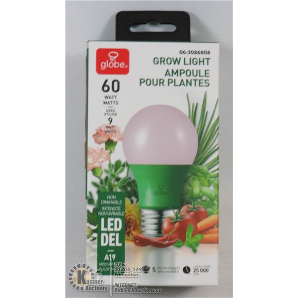 NEW LED GROW LIGHT BULB (A19 STANDARD FITTING)