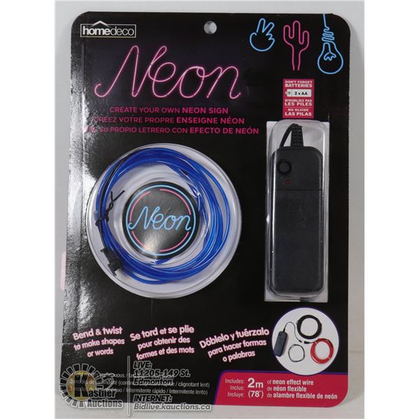 NEW CREATE YOUR OWN NEON SIGN (BATTERY POWERED)