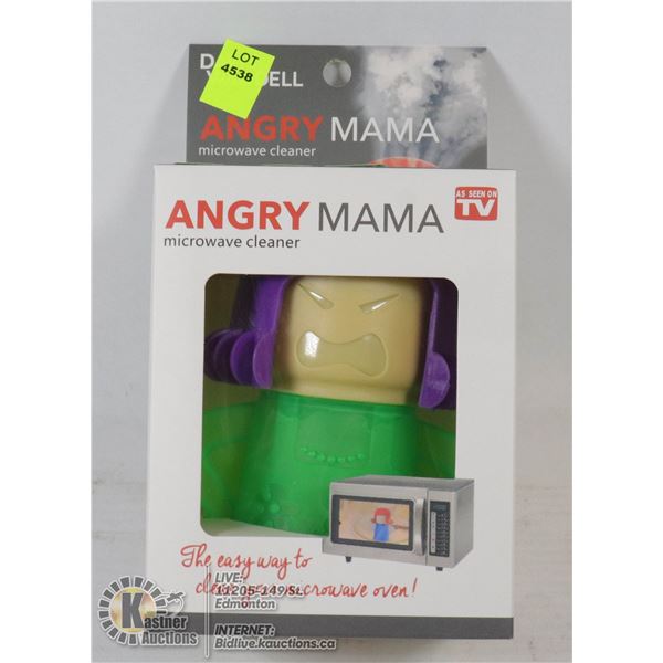 NEW ANGRY MAMA MICROWAVE CLEANER