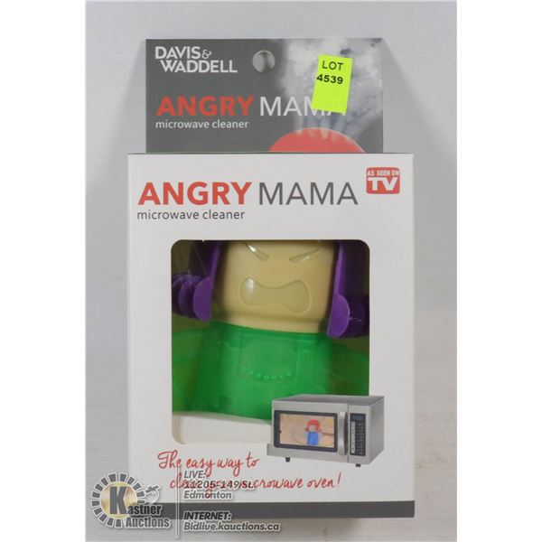 NEW ANGRY MAMA MICROWAVE CLEANER