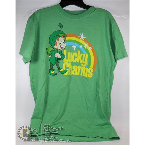 NEW LUCKY CHARMS MENS T-SHIRT SIZE LARGE
