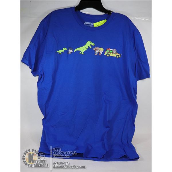 NEW JURASSIC PARK MENS T-SHIRT SIZE X-LARGE