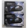 Image 1 : 2 NEW BLACK STEAMPLY TRAVEL STEAMERS