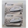 Image 1 : 2 NEW  WHITE STEAMPLY TRAVEL STEAMERS