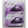 Image 1 : 2 NEW  PURPLE STEAMPLY TRAVEL STEAMERS