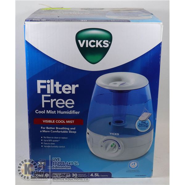VICKS FILTER FREE HUMIDIFIER