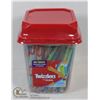 Image 1 : CASE OF TWIZZLERS CANDY RAINBOW STRAWS 105 INDIVID