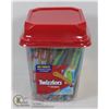 Image 1 : CASE OF TWIZZLERS CANDY RAINBOW STRAWS 105 INDIVID