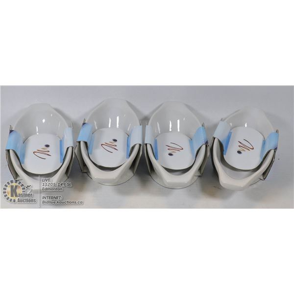 LOT OF 4 NEW PERSONAL PASTA DISH 22CM X 10CM