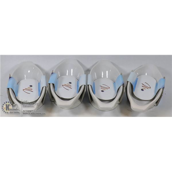 LOT OF 4 NEW PERSONAL PASTA DISH 22CM X 10CM