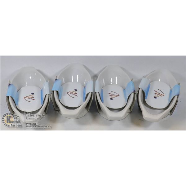 LOT OF 4 NEW PERSONAL PASTA DISH 22CM X 10CM