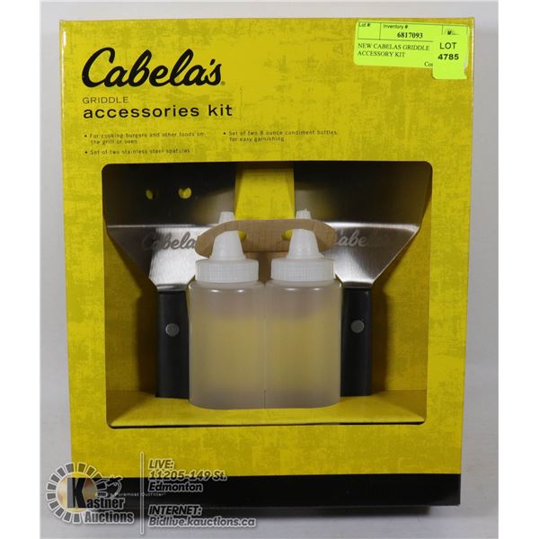 NEW CABELAS GRIDDLE ACCESSORY KIT