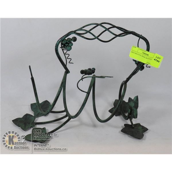DECORATIVE WINE BOTTLE HOLDER
