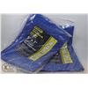 Image 1 : LOT OF 2 5' X 7' UTILITY TARPS