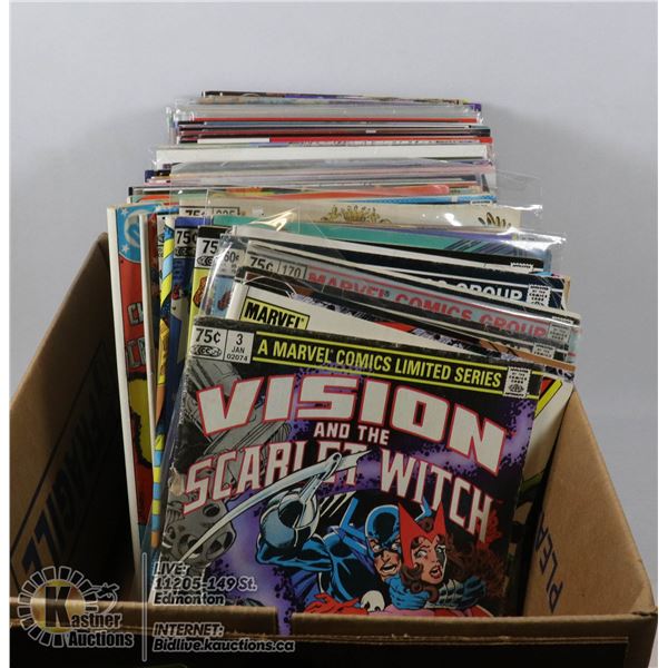 COMICS BOX - OVER 100 MARVEL DC MISC COMIC BOOKS