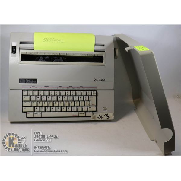 SMITH CORONA XL 1500 ELECTRONIC TYPEWRITER