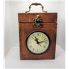 Image 1 : 30)  VNTAGE STYLE CARRIAGE CLOCK WITH NEW