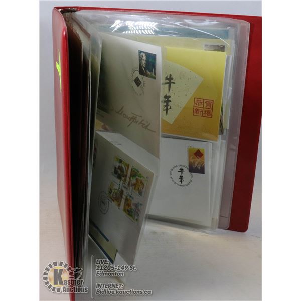 ESTATE BINDER FULL OF CANADA FIRST DAY COVERS
