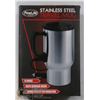 Image 1 : NEW ELECTRIC 14OZ STAINLESS STEEL TRAVEL MUG WITH