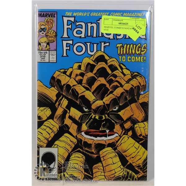 MARVEL COMICS FANTASTIC FOUR #310