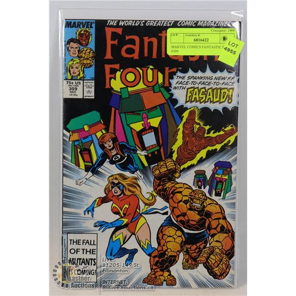 MARVEL COMICS FANTASTIC FOUR #309