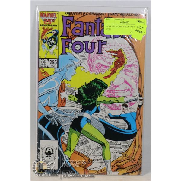 MARVEL COMICS FANTASTIC FOUR #295