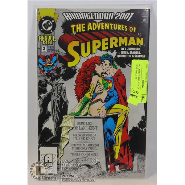 DC COMICS THE AVVENTURES OF SUPERMAN #3