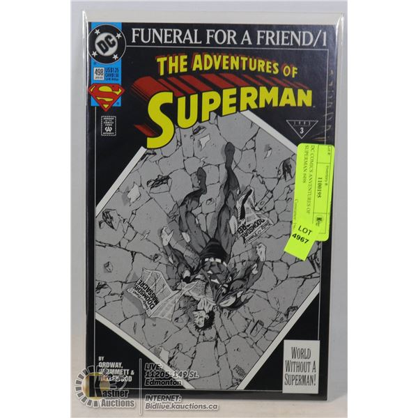 DC COMICS ANVENTURES OF SUPERMAN #498