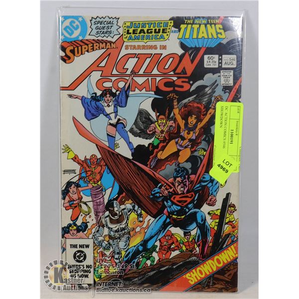 DC ACTION COMICS #546 SHOWDOWN