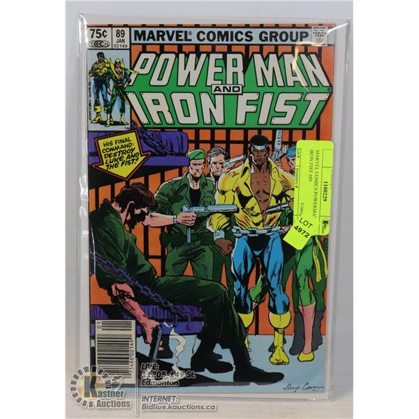 MARVEL COMICS POWERMAN AND IRON FIST #89