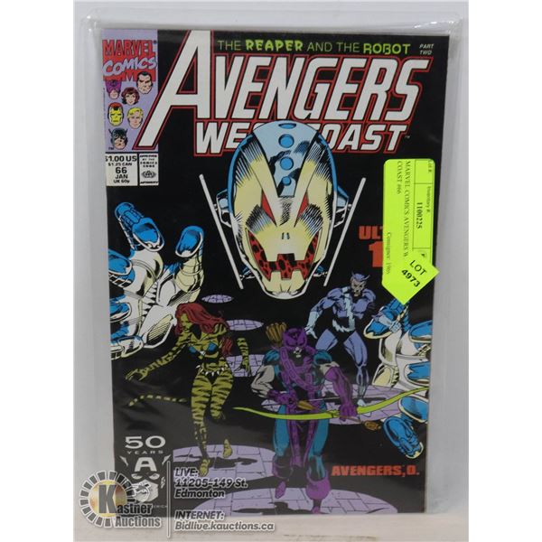 MARVEL COMICS AVENGERS WEST COAST #66