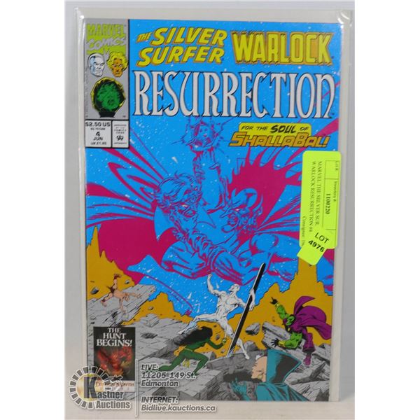 MARVEL THE SILVER SURFER WARLOCK RESURRECTION #4