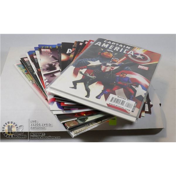 LOT OF 19 MARVEL CAPTAIN AMERICA COMICS
