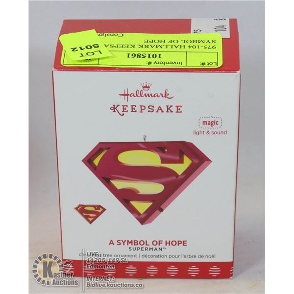 975-104 HALLMARK KEEPSAKE-A SYMBOL OF HOPE