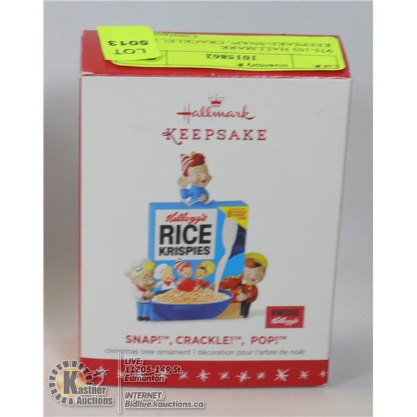 975-105 HALLMARK KEEPSAKE-SNAP!, CRACKLE!, POP!