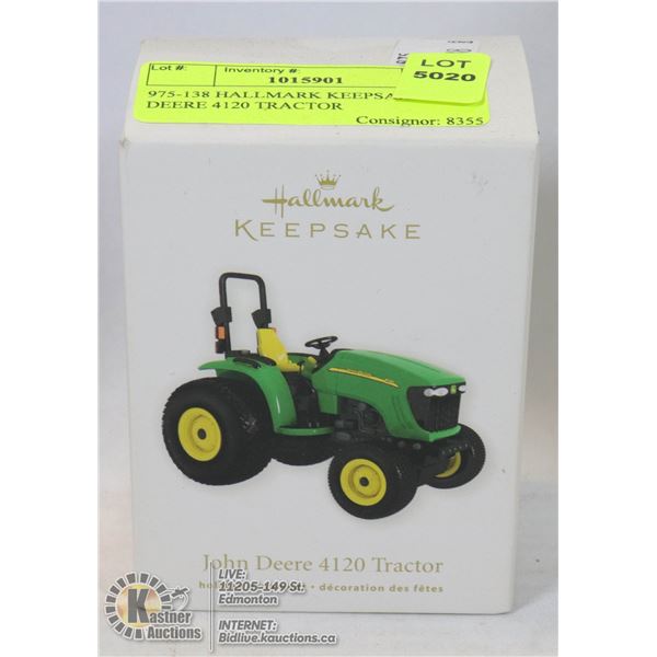 975-138 HALLMARK KEEPSAKE-JOHN DEERE 4120 TRACTOR